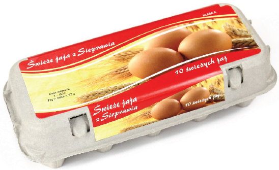 Jaja z Chowu Klatkowego - 10 sztuk - rozmiar L - opakowanie kartonowe
